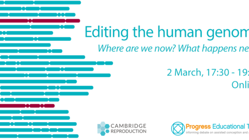 Editing the human genome, 2 March 2022