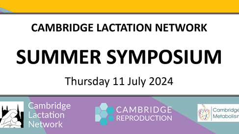 11 July 2024 Cambridge Lactation Network summer symposium carousel