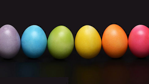 Queer Conceptions - rainbow eggs