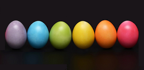Queer Conceptions - rainbow eggs