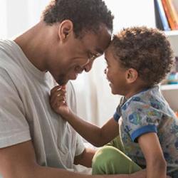 Father and son talking. Credit: Jose Luis Pelaez Inc / DigitalVision via Getty Images