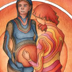 Cover image from Christina Weis, 'Surrogacy in Russia. An ethnography of reproductive labour, stratification and migration'