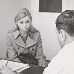 A couple visiting a Brook Advisory Centre in the 1960s. Image courtesy of Brook